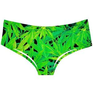 420 CANNABIS POT LEAF PANTIES